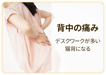 背中の痛み